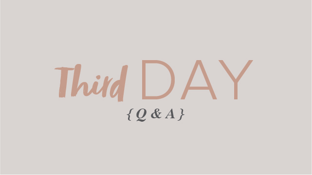 Third Day – Q&A