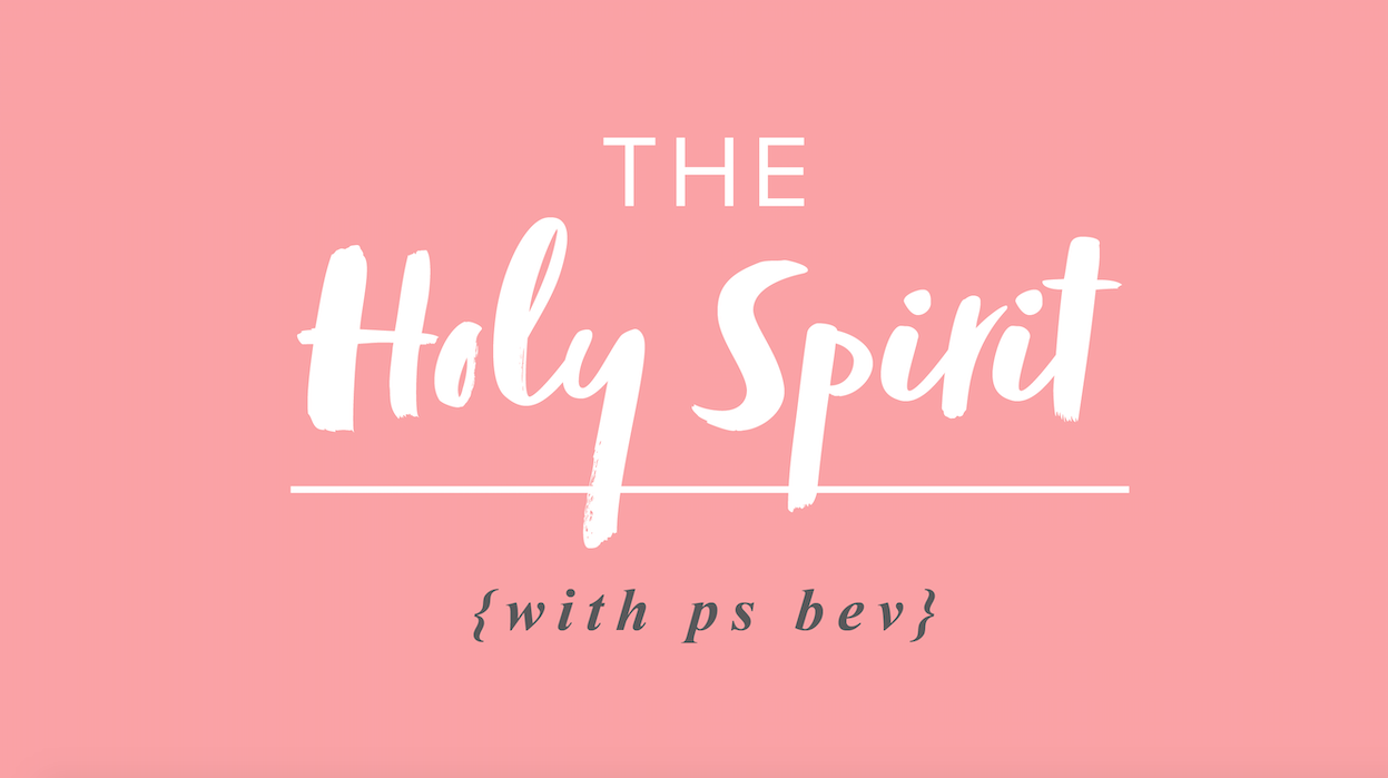 The Holy Spirit with Ps Bev